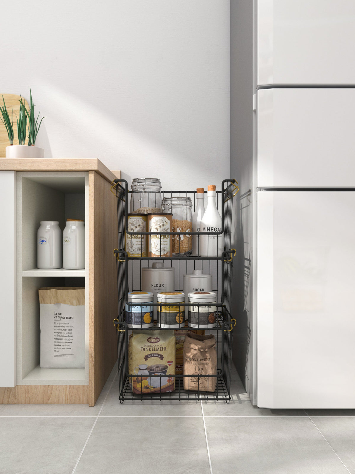Stackable Basket Set of 3 409*362*750mm