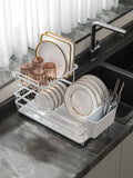 Dish Drying Rack /w PP tray & cutlery holder