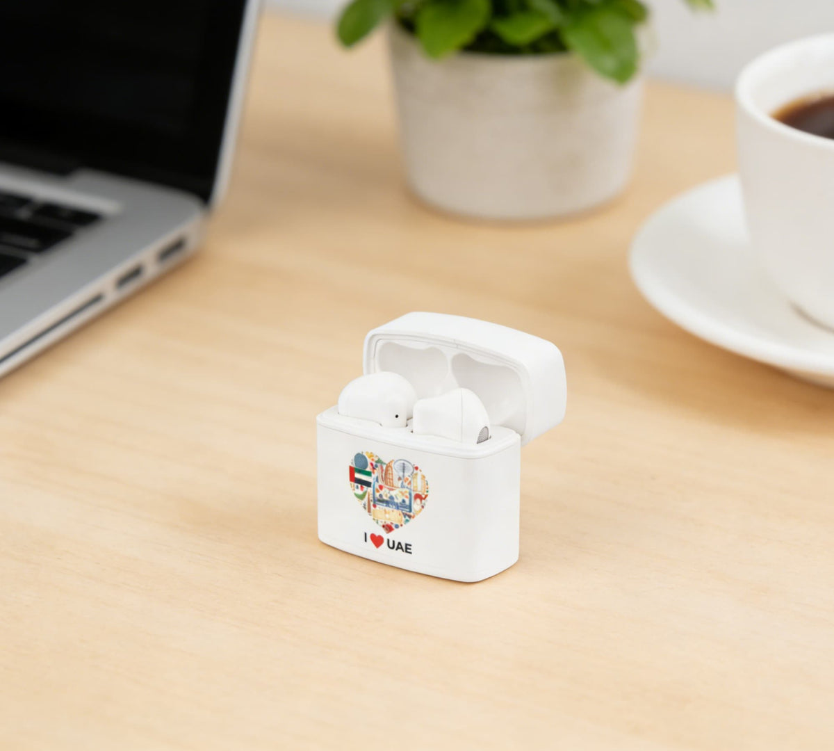 RECYCLED ABS ECO-FRIENDLY EARBUDS - Heart
