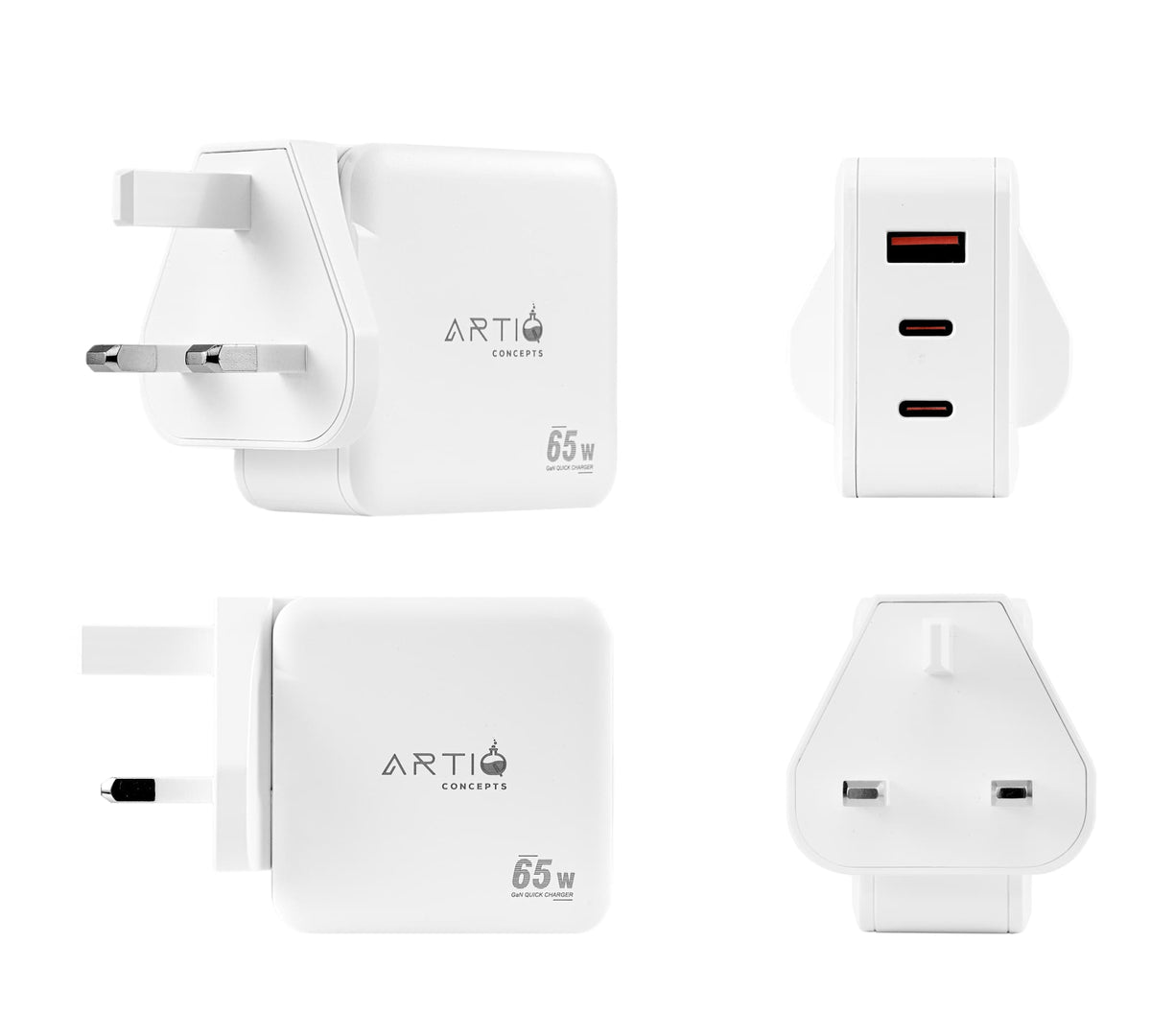 Trivolt-Echo White Adapter AC100-240V-50/60Hz 1.6A Max