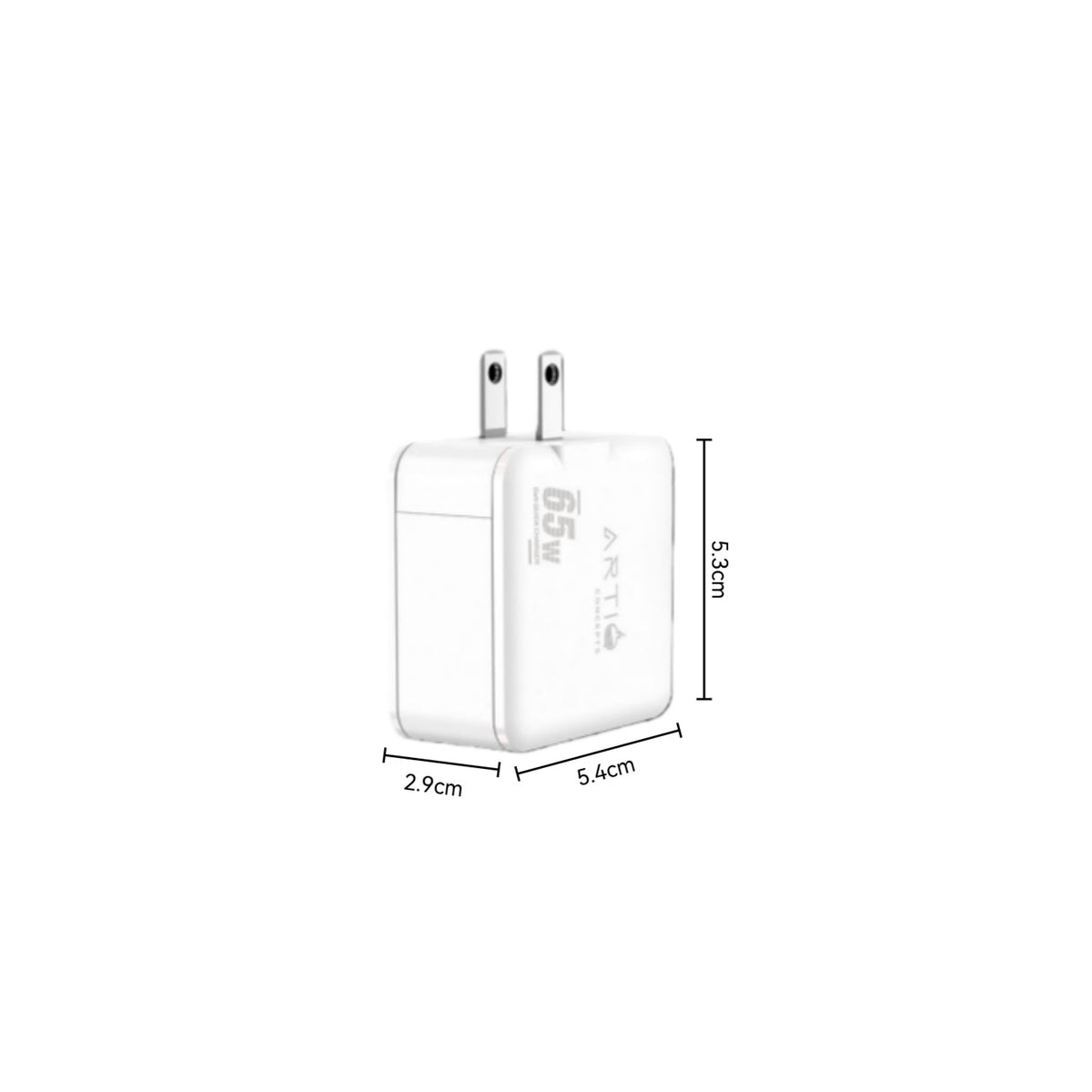 Trivolt-Echo White Adapter AC100-240V-50/60Hz 1.6A Max