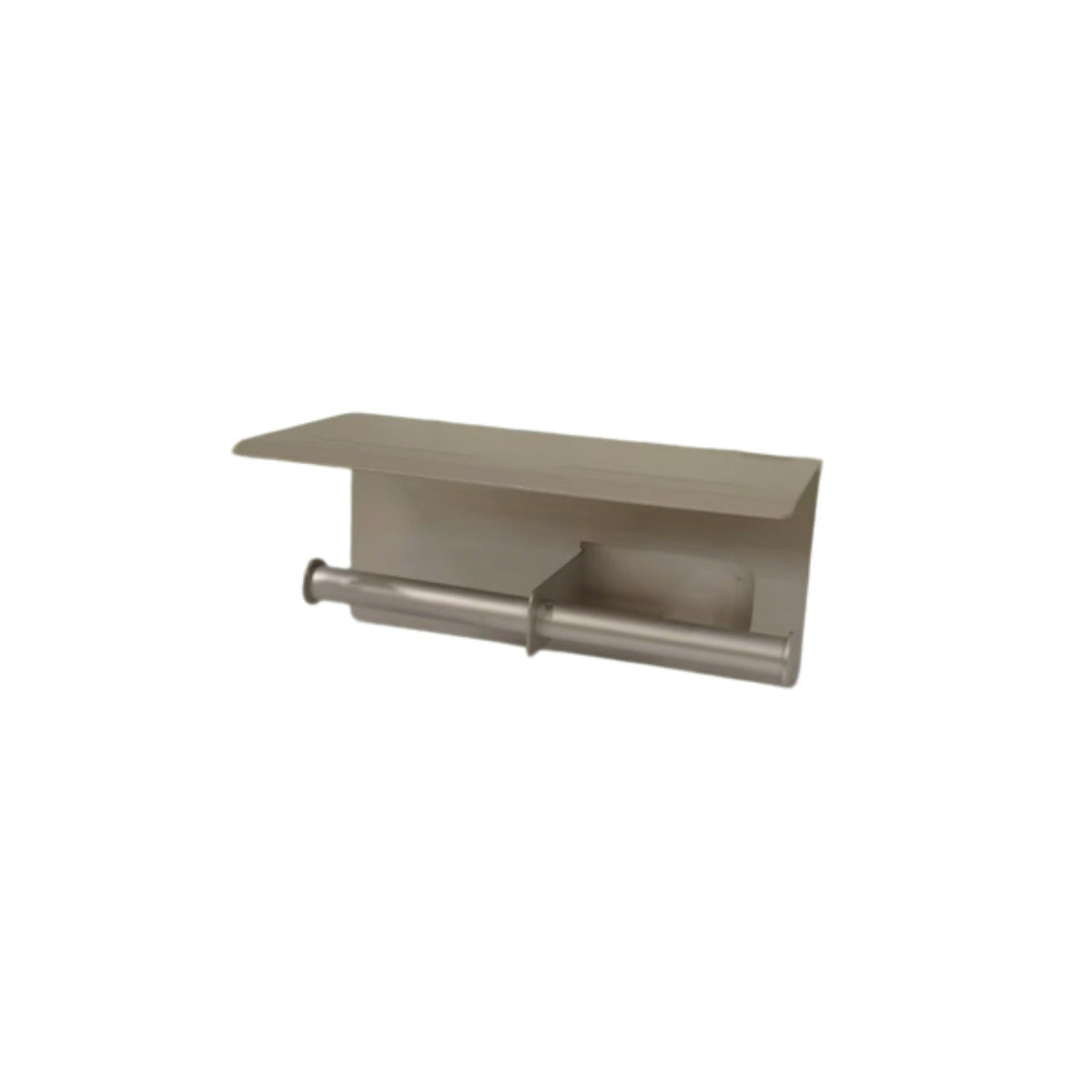 Double Toilet Paper Holder /w Nail-free Adhesive 225*110*110mm