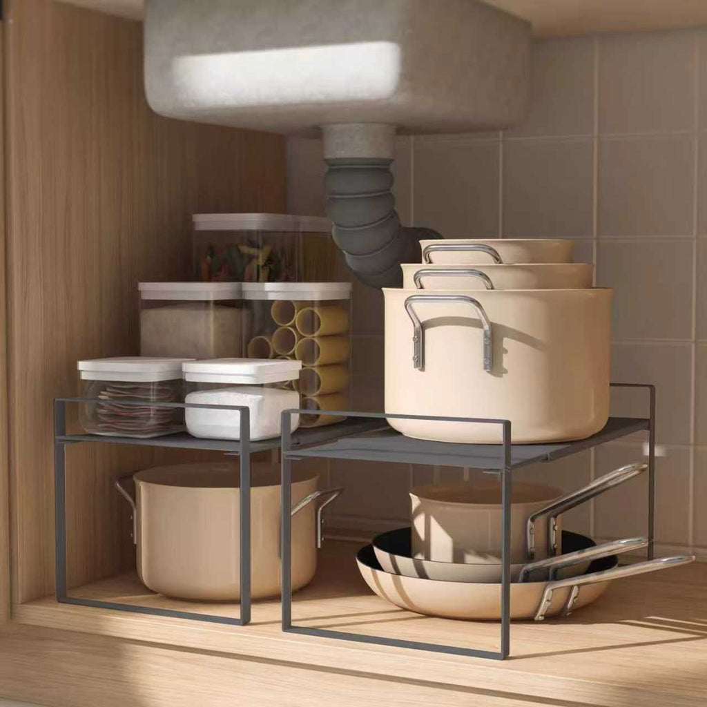 Expandable Cabinet Shelf Organizer (Medium)