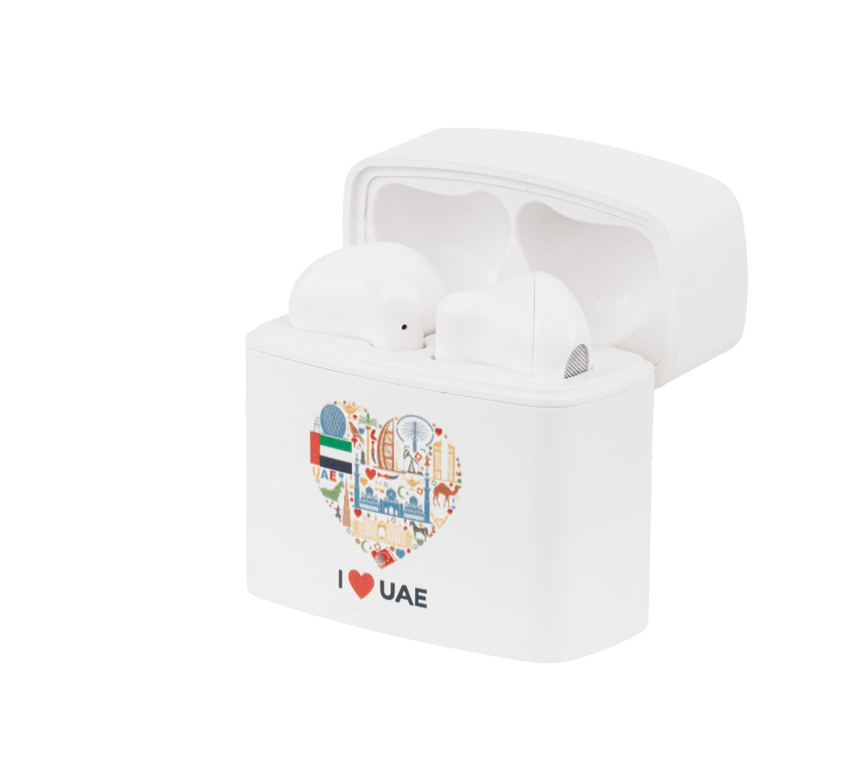 RECYCLED ABS ECO-FRIENDLY EARBUDS - Heart