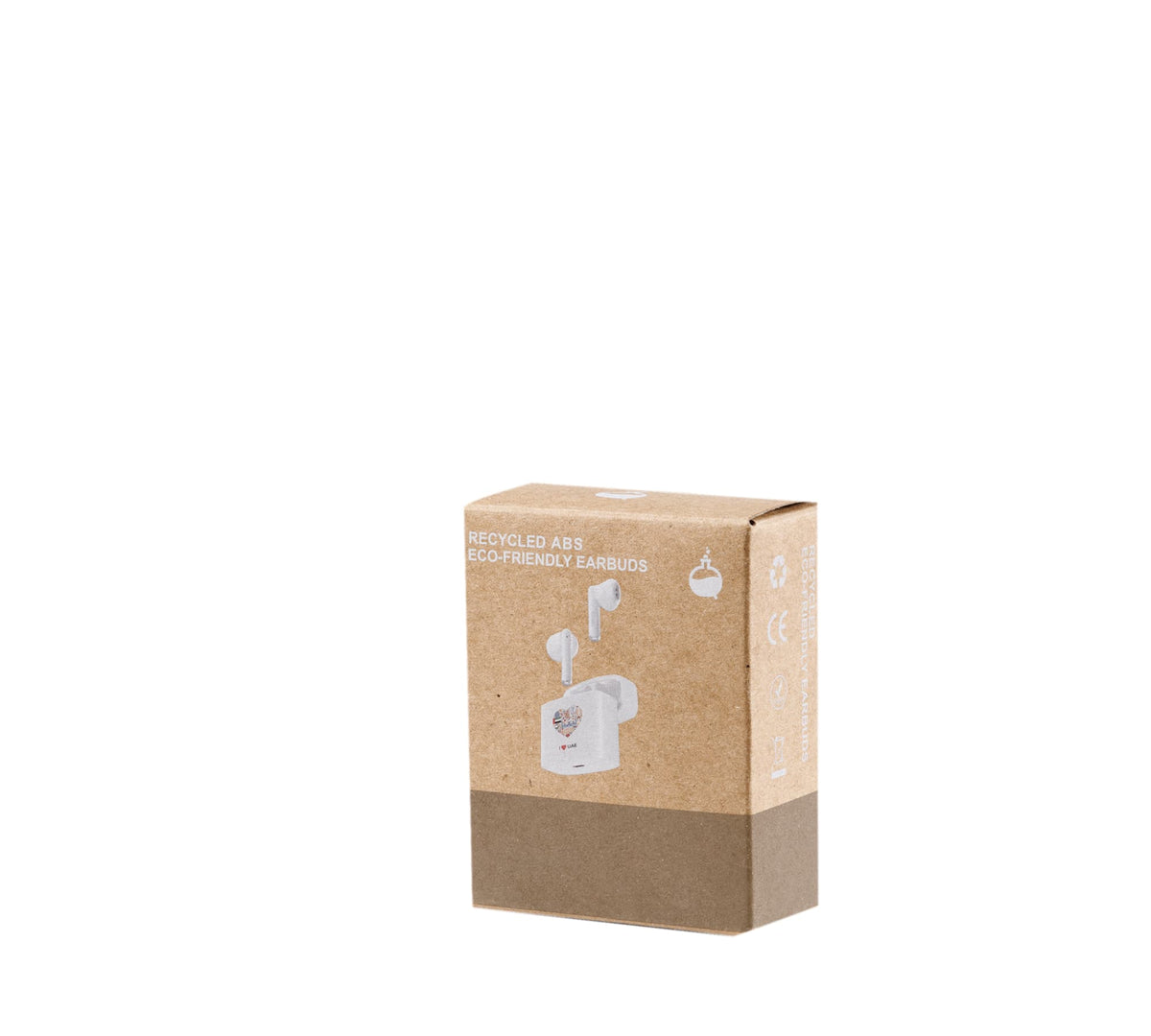 RECYCLED ABS ECO-FRIENDLY EARBUDS - Heart