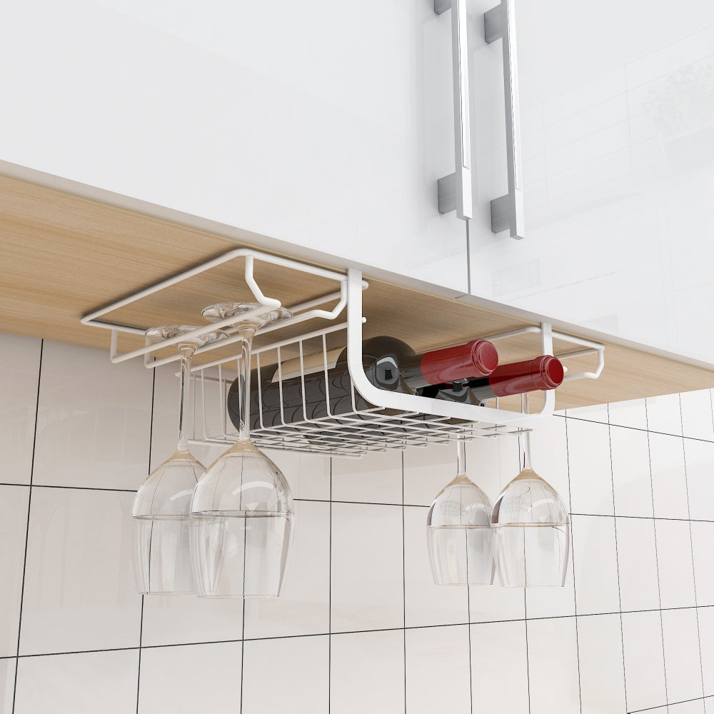 Under Cabinet Wine Glass Storage Rack (415*260*115mm)